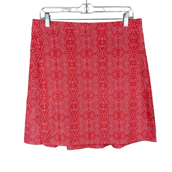 RipSkirt Wrap Skirt Length 2 Red White Adjustable Pocket Vacation Women's M - Picture 1 of 6